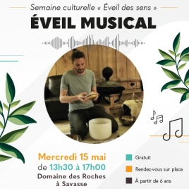 2024 - COM CULTURE -  Eveil musical  au Domaine des Roches