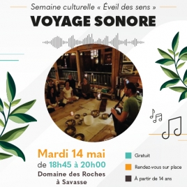 2024 - COM CULTURE -  Voyage sonore  au Domaine des Roches